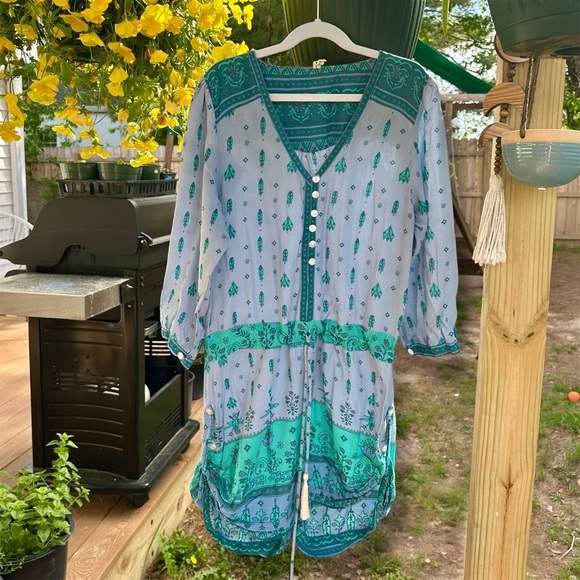 Spell and the Gypsy Collective Desert Wanderer Playsuit Vintage Rare - Picture 8 of 14
